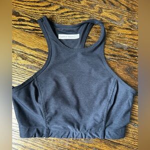 Outdoor voices size small black crop top